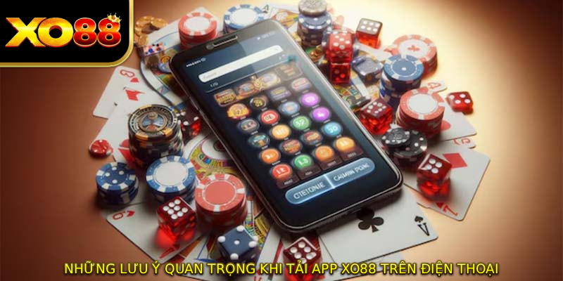 Những lưu ý quan trọng khi TẢI APP XO88 trên điện thoại